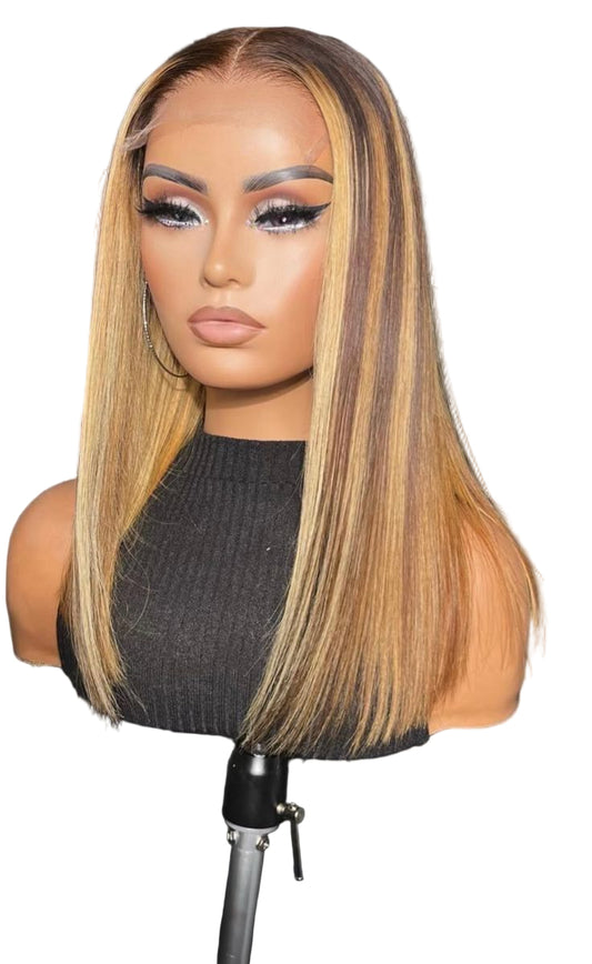 5x5 Vietnamese Super Double drawn Wig color 4/27