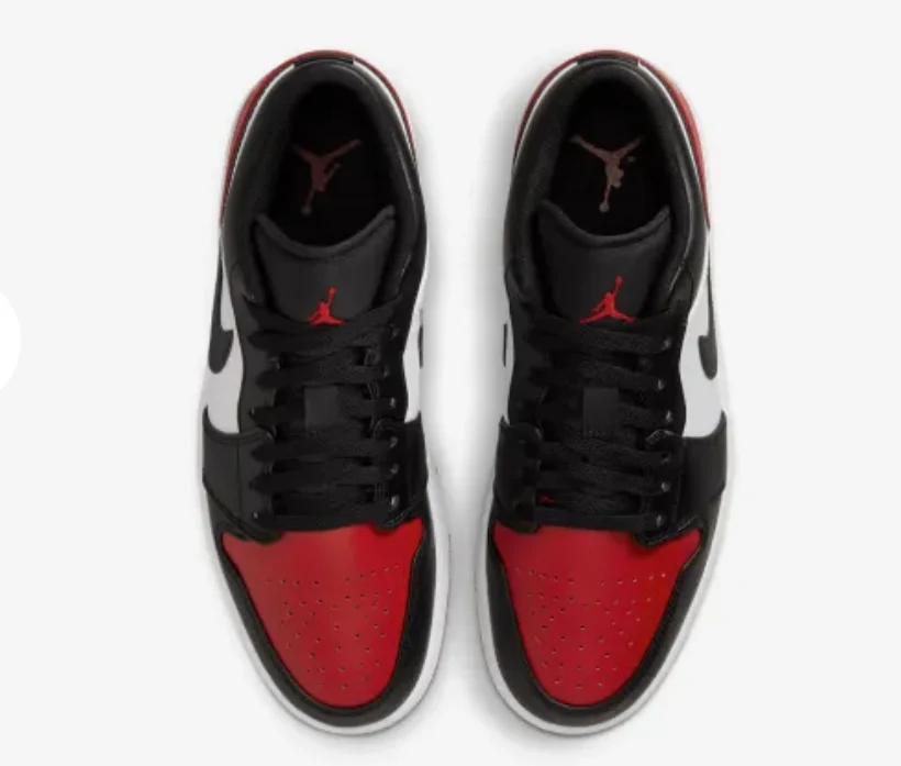 Air Jordan 1 Low 'Bred Toe 2.0'